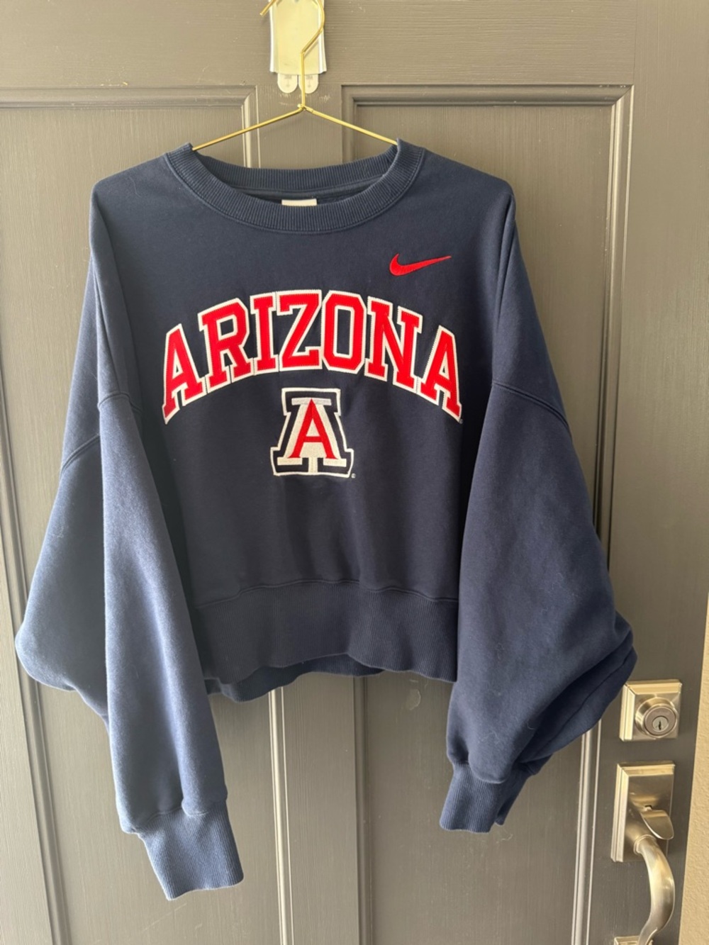 Nike Arizona Wildcats Cropped Sweatshirt
